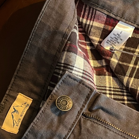 NWT Blue Mountain Flannel lined chinos - Picture 3 of 6
